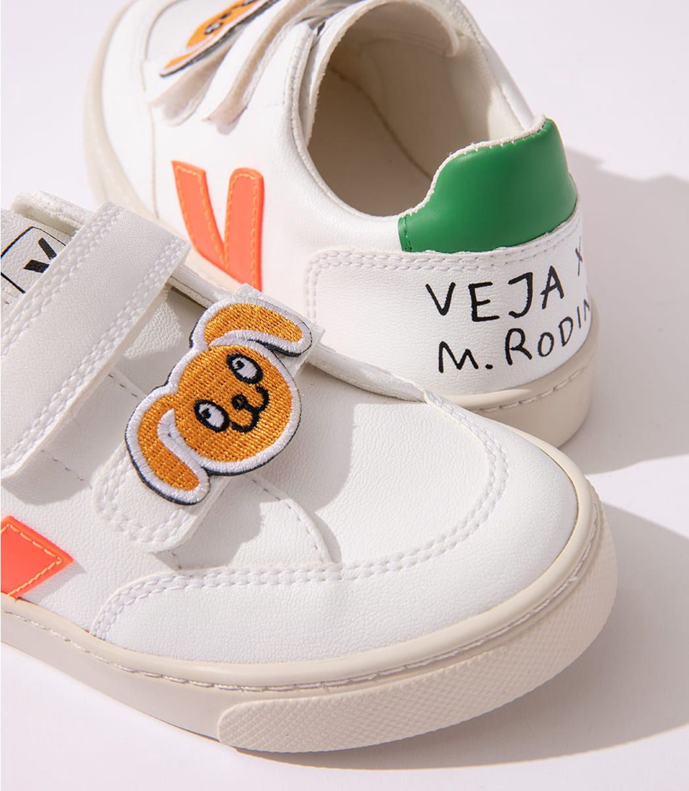 Veja Sneakers Kids - V-12 Velcro Cwl - White - 6415UKOME